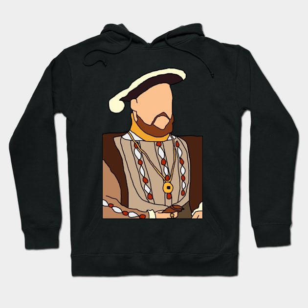 Henry VIII Illustration Hoodie by ThingRubyDoes